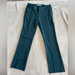 NWT Old Navy Teal Straight Leg Women's Pants size 10 regular